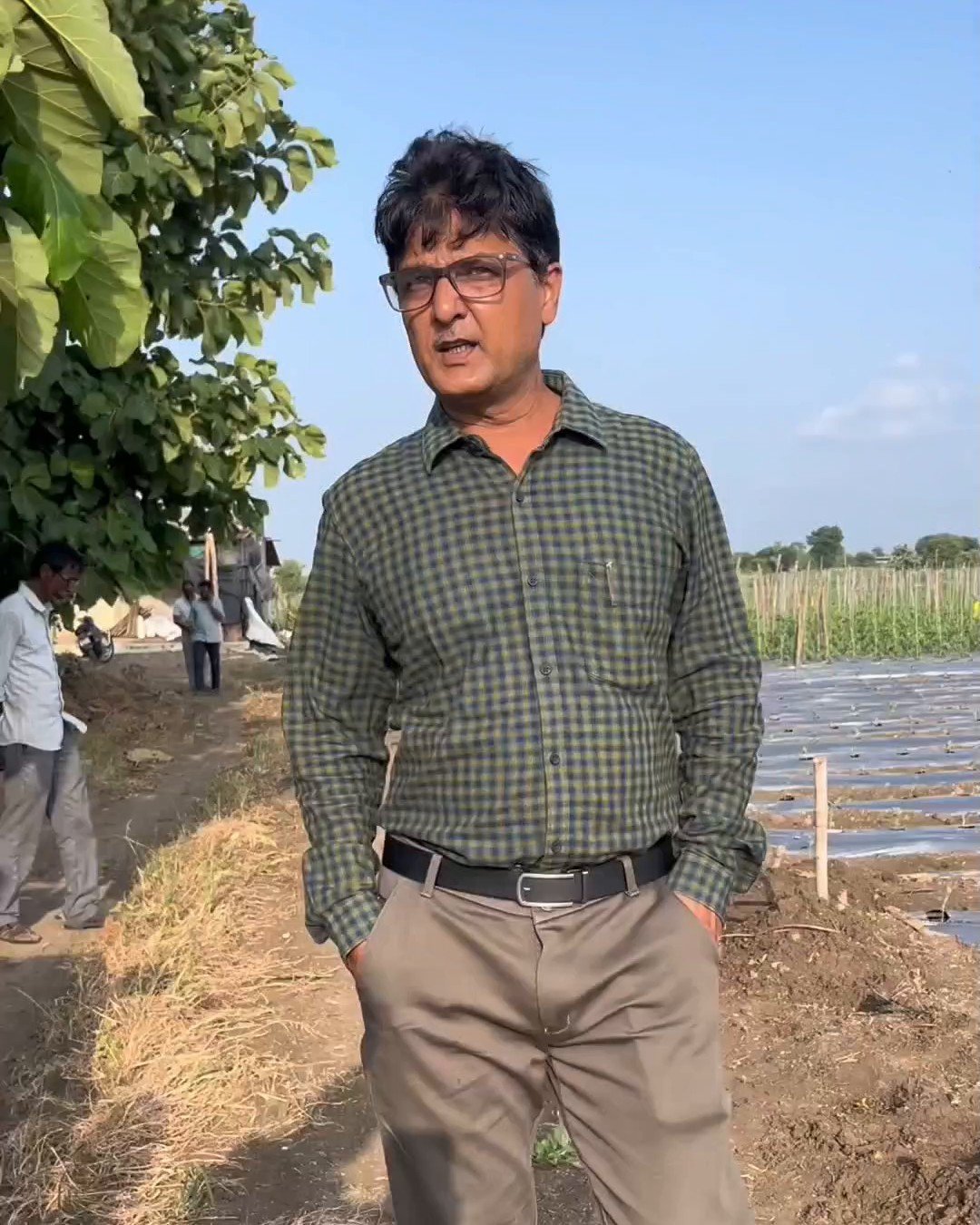 Vedika Trading owner during a field visit